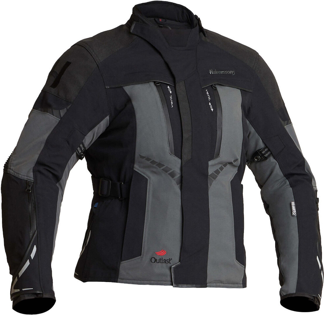 Halvarssons Vimo waterproof Ladies Motorcycle Textile Jacket black/grey 38 Figure 1