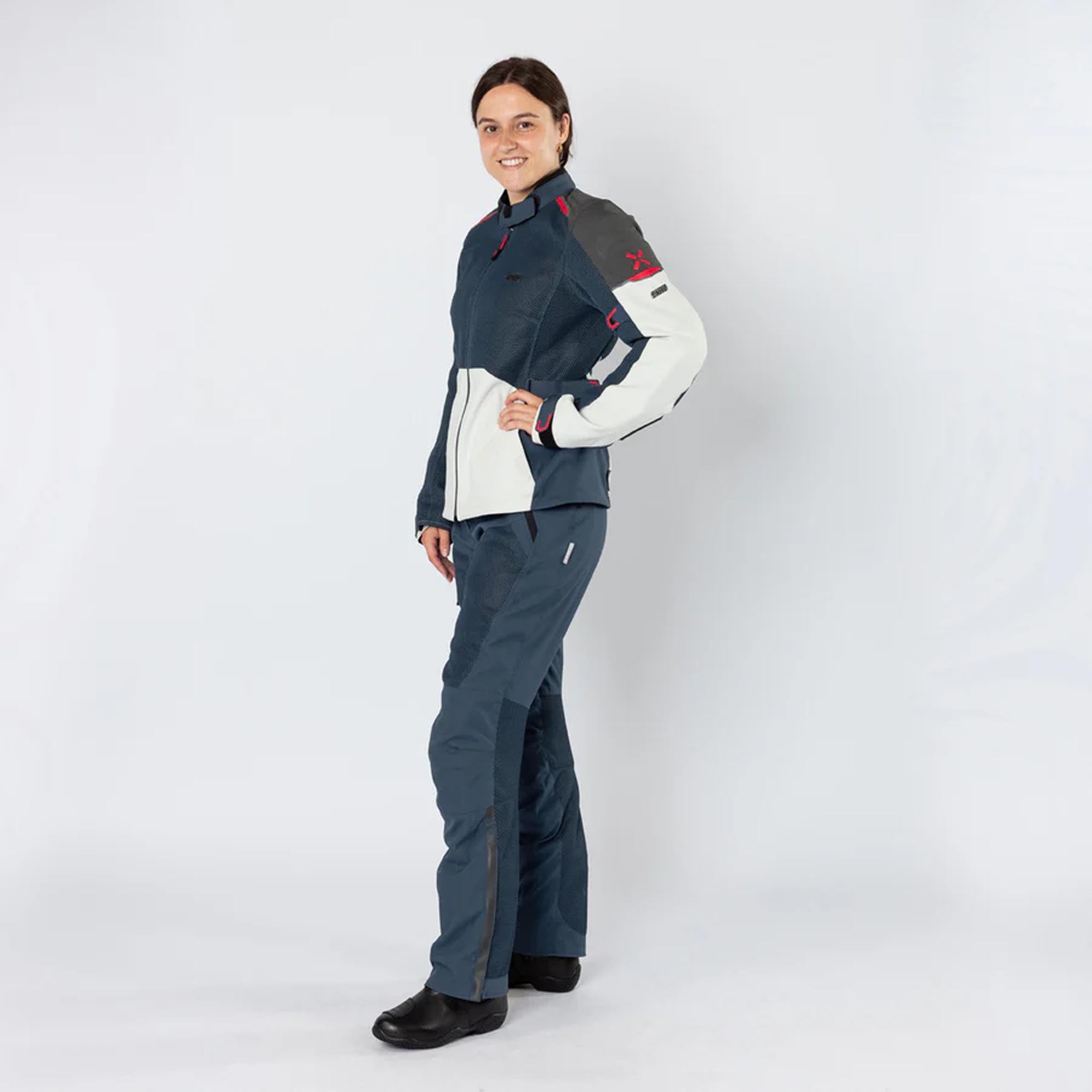 IXS Tourster-Big Air 1.0 Dame Motorcykel Tekstil Bukser blå XL Figur 6