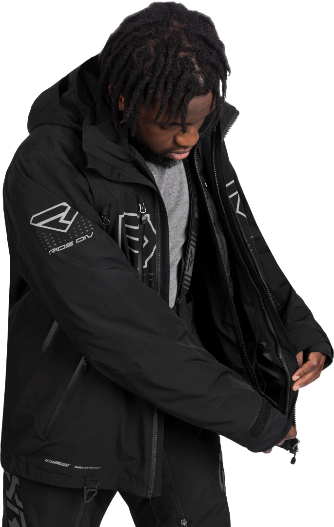 FXR Helium Pro 3-in-1 2025 Snowmobile Jacket black/grey S Figure 3