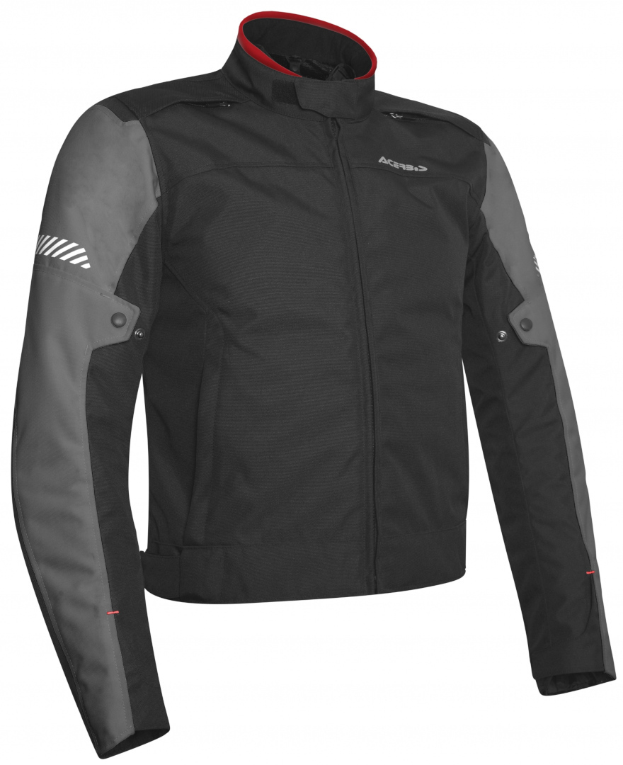 Acerbis Discovery Ghibly Motorrad Textilejacke schwarz/grau S Abbildung 1