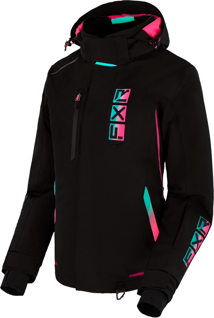 FXR Evo FX 2023 Veste de motoneige pour dames noir/vert 8 Figure 1