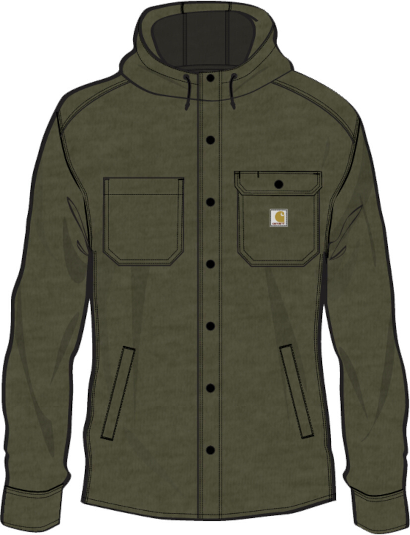 Carhartt Wind and Rain Bonded jacka Militärgrön L Figur 2