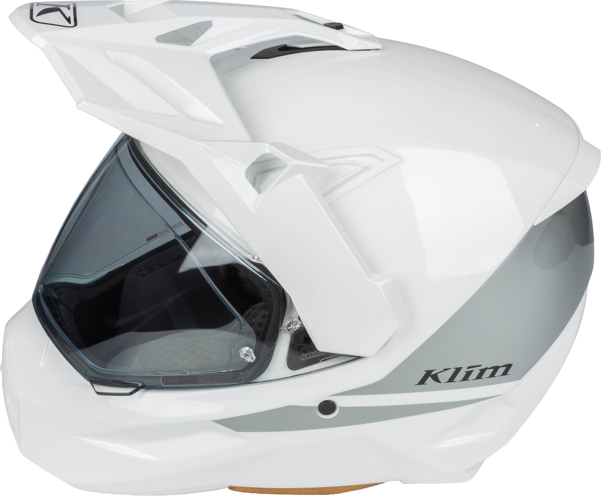 Klim X1 Alpha Carbon Elmo de Enduro Branco M Figura 2
