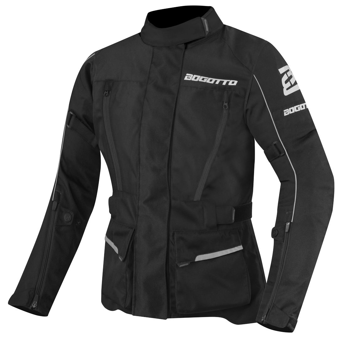 Bogotto Tampar Tour imperméable dames moto textile veste noir L Figure 1