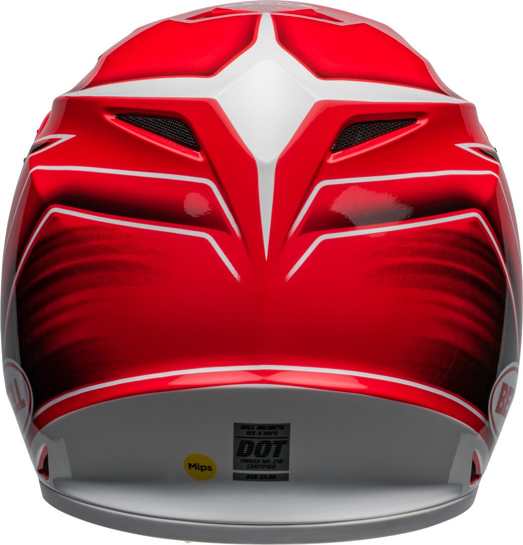 Bell MX-9 Mips Zone Casco Motocross rosso/nero/bianco XL (61/62) Figura 6