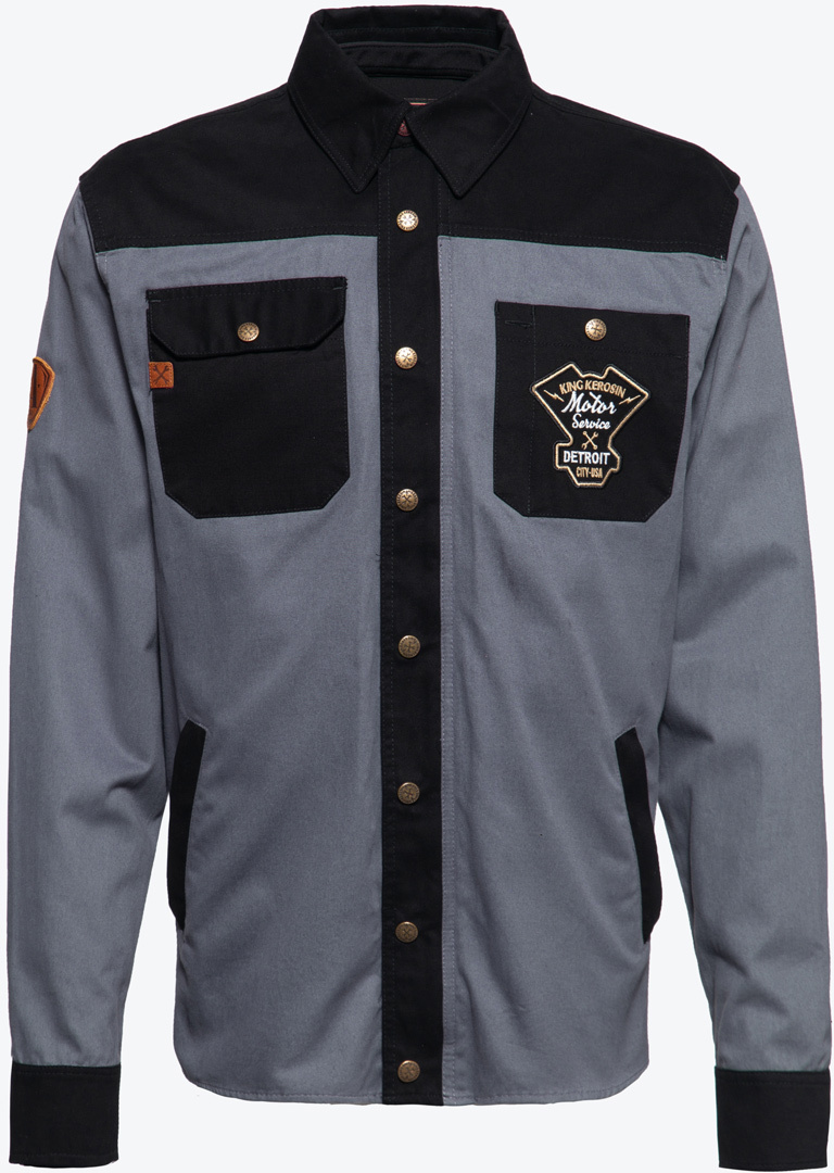 King Kerosin Motor Service Speedshop Workwear Tricou M Figura 1