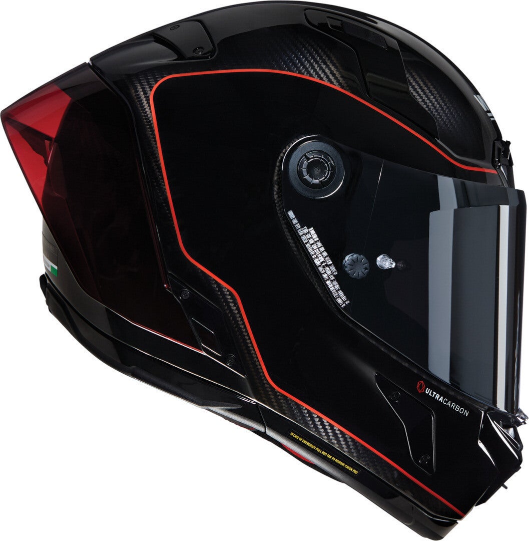 Nolan X-804 RS Ultra Carbon Asso Di Picche Casco nero/rosso S (56) Figura 3