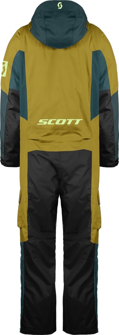 Scott Back-X Dryo 2024 Snescooterdragt i ét stykke brun-grøn/teal M Figur 2