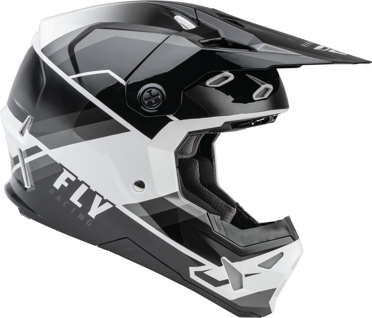 FLY Racing Formula CP Rush Casco Motocross grigio/nero/bianco M (57/58) Figura 2