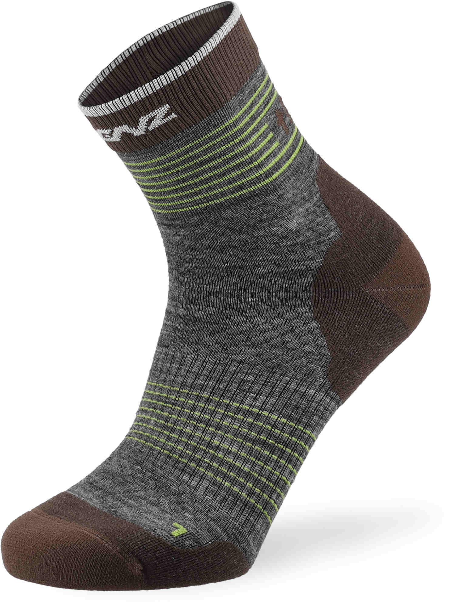 Lenz Think About Merino Outdoor 2 Low Șosete gri/verde 42-44 Figura 1