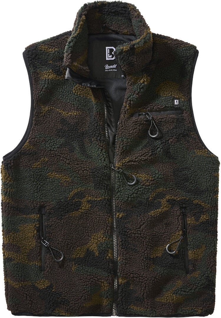 Brandit Teddyfleece Weste woodland L Abbildung 1