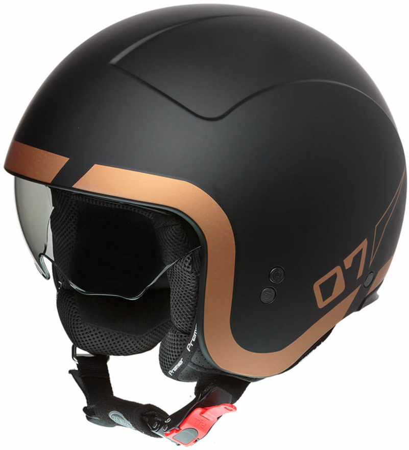 Premier Rocker LN Capacete a jato preto/bronze S (55) Figura 1