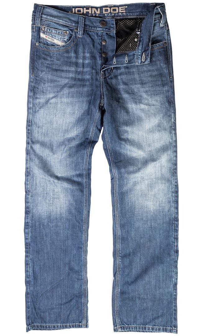 John Denim XTM Light Blue Motorrad Jeans 40 L32 Abbildung 1