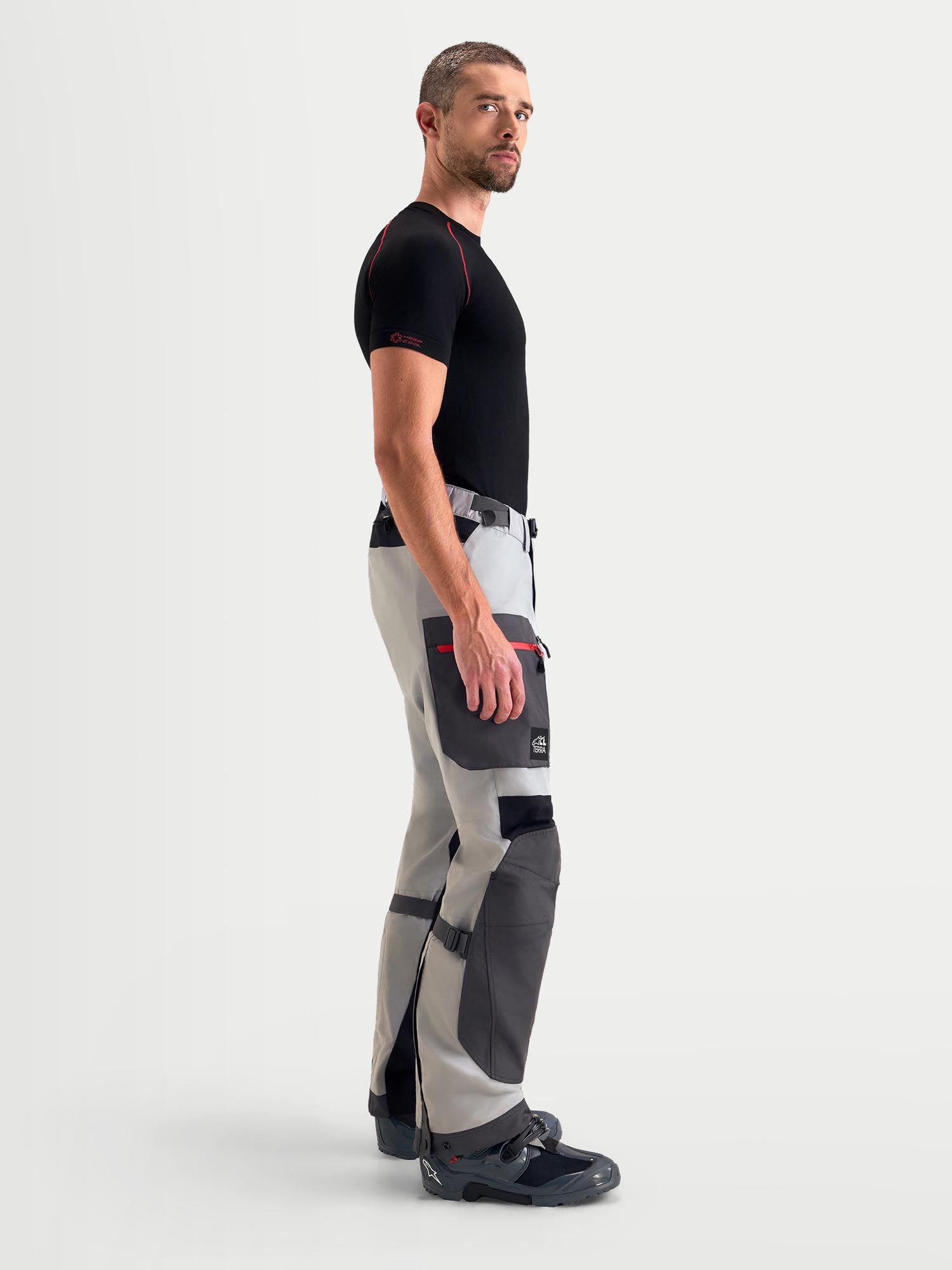 Alpinestars Arenis Gore-Tex Pantalon textile de moto imperméable Gris/Noir M Figure 6