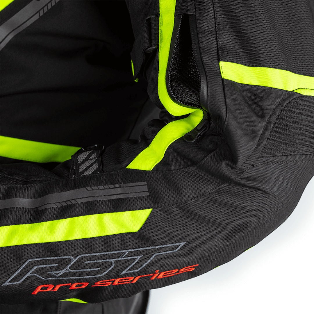 RST Pro Series Paragon 6 Airbag Motorcycle Textile Jacket black/yellow M Figure 11