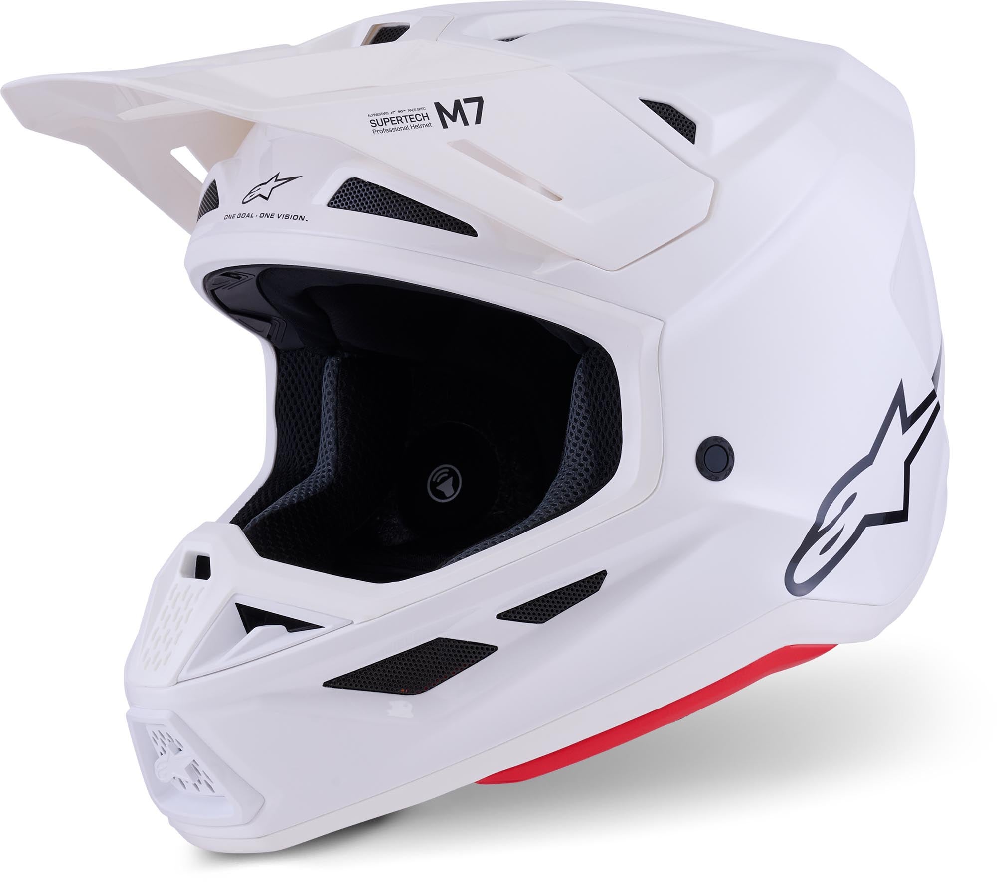 Alpinestars S-M7 Motocross Helmet white M (57/58) Figure 1