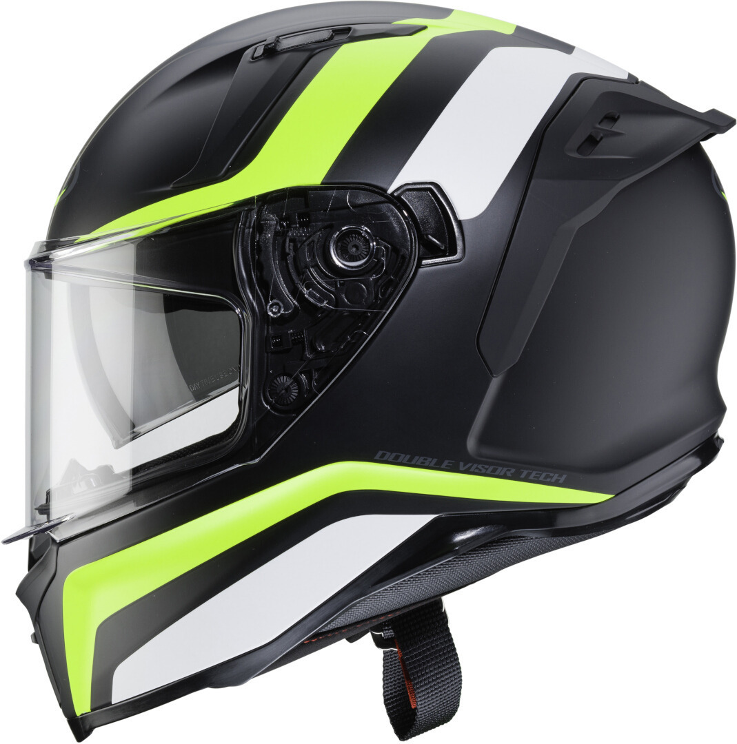 Caberg Avalon Blast Hjelm sort mat/gul M (57/58) Figur 3