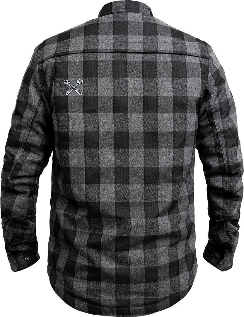 John Doe Motoshirt Skjorte grå/sort M Figur 3