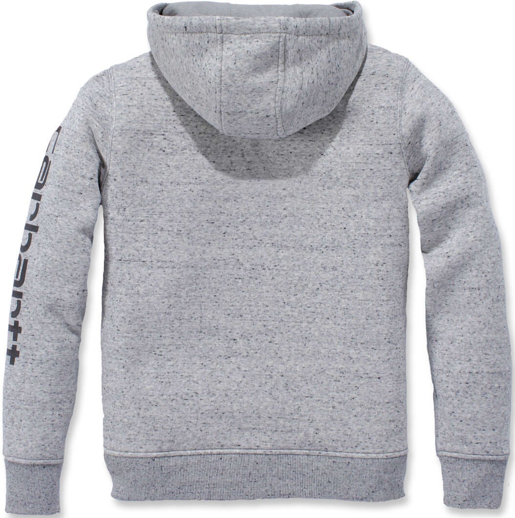 Carhartt Clarksburg Logo Hettegenser for damer grå M Figur 3