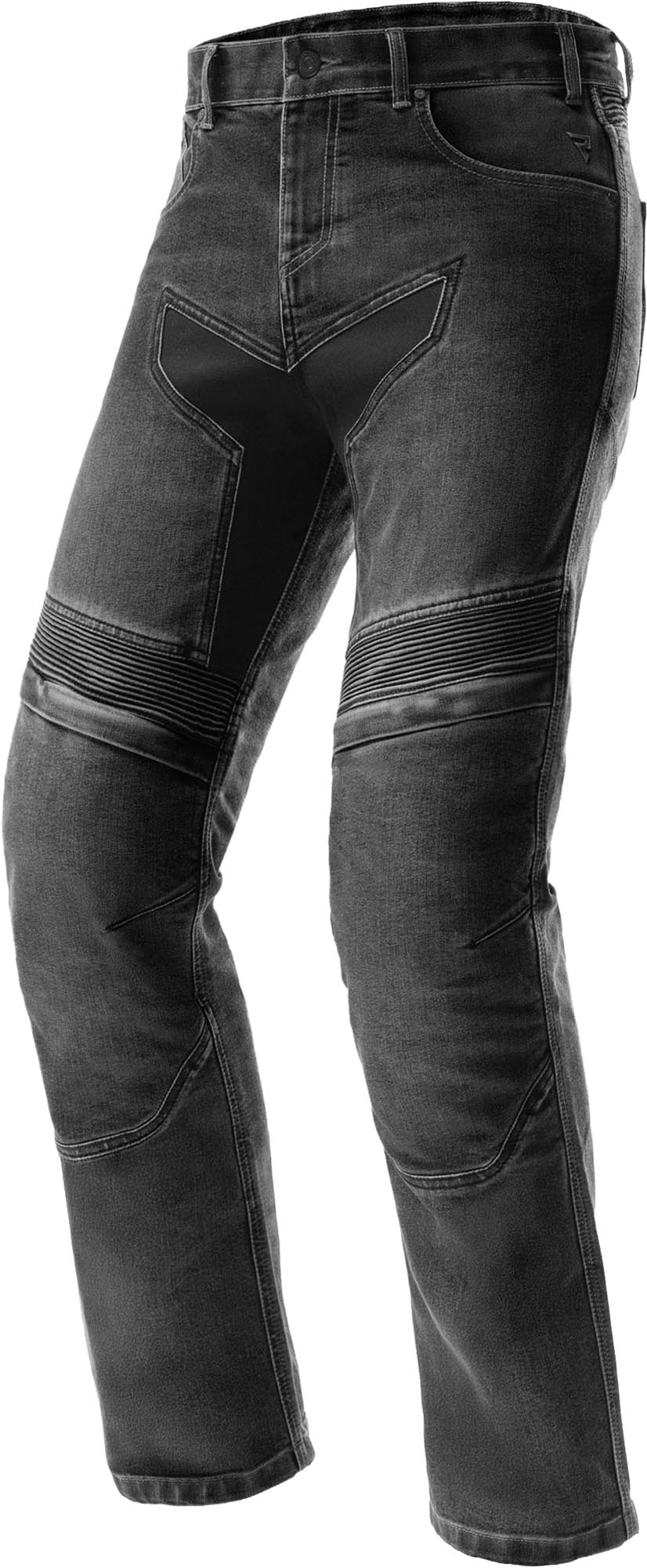Rebelhorn Eagle 4 Regular Fit Motorcykeljeans Sort udvasket 44/32 Figur 1