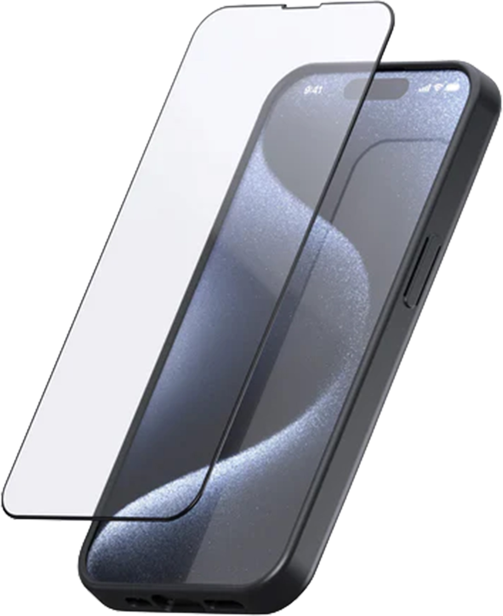 SP Connect iPhone 15 Pro Glasskärmskydd Figur 1