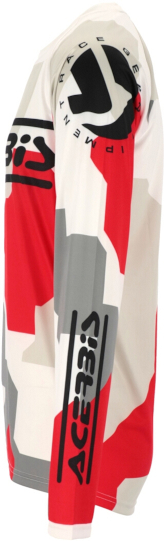 Acerbis MX Linear Sumbawa Motorcross Jersey wit/grijs M Figuur 2