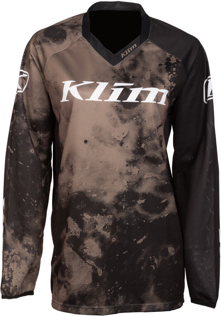 Klim XC Lite Corrosion 2023 Motocross trøje til damer sort/grå S Figur 5