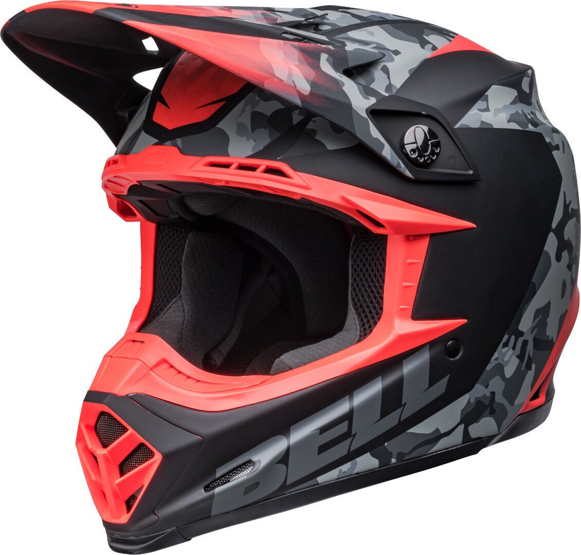 Bell Moto-9 MIPS Venom Casco Motocross nero/rosso XL Figura 3