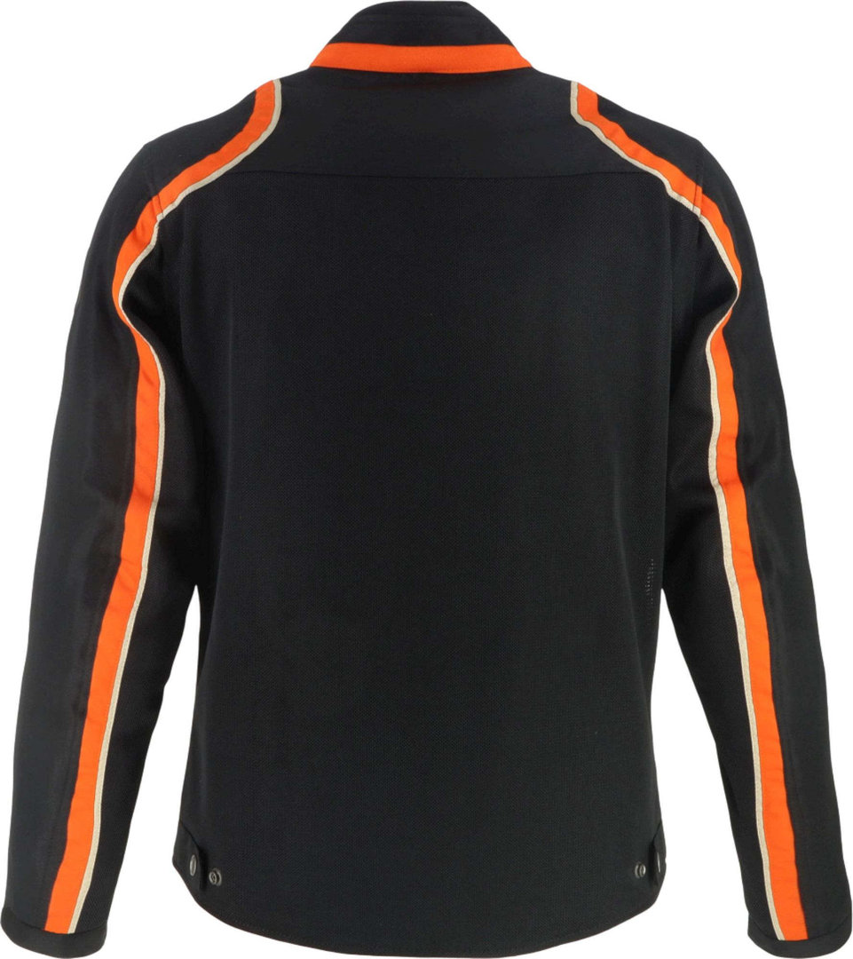 Helstons Phoenix Mesh Motorcycle Textile Jacket black/orange 4XL Figure 4