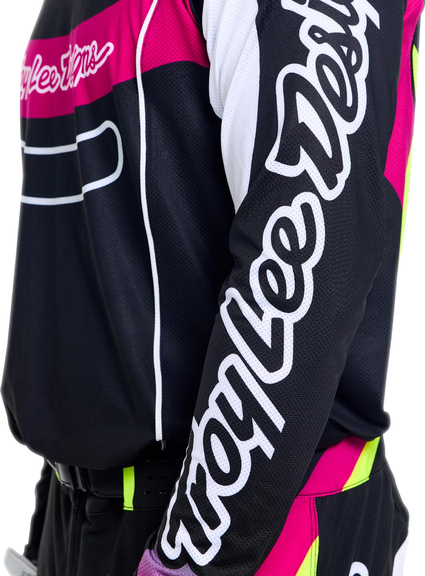 Troy Lee Designs SE Pro Salvo Maillot Motocross Noir/Blanc XL Figure 6
