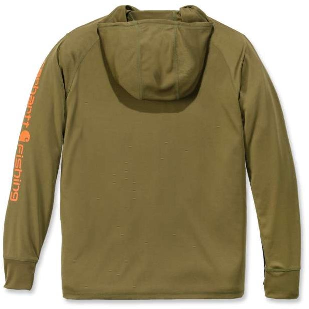 Carhartt Force Pêche à capuche graphique Vert militaire XXL Figure 4