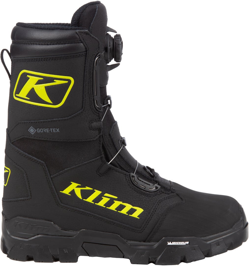 Klim Klutch GTX BOA Snowmobile Boots black/neon-yellow 7 Figure 9