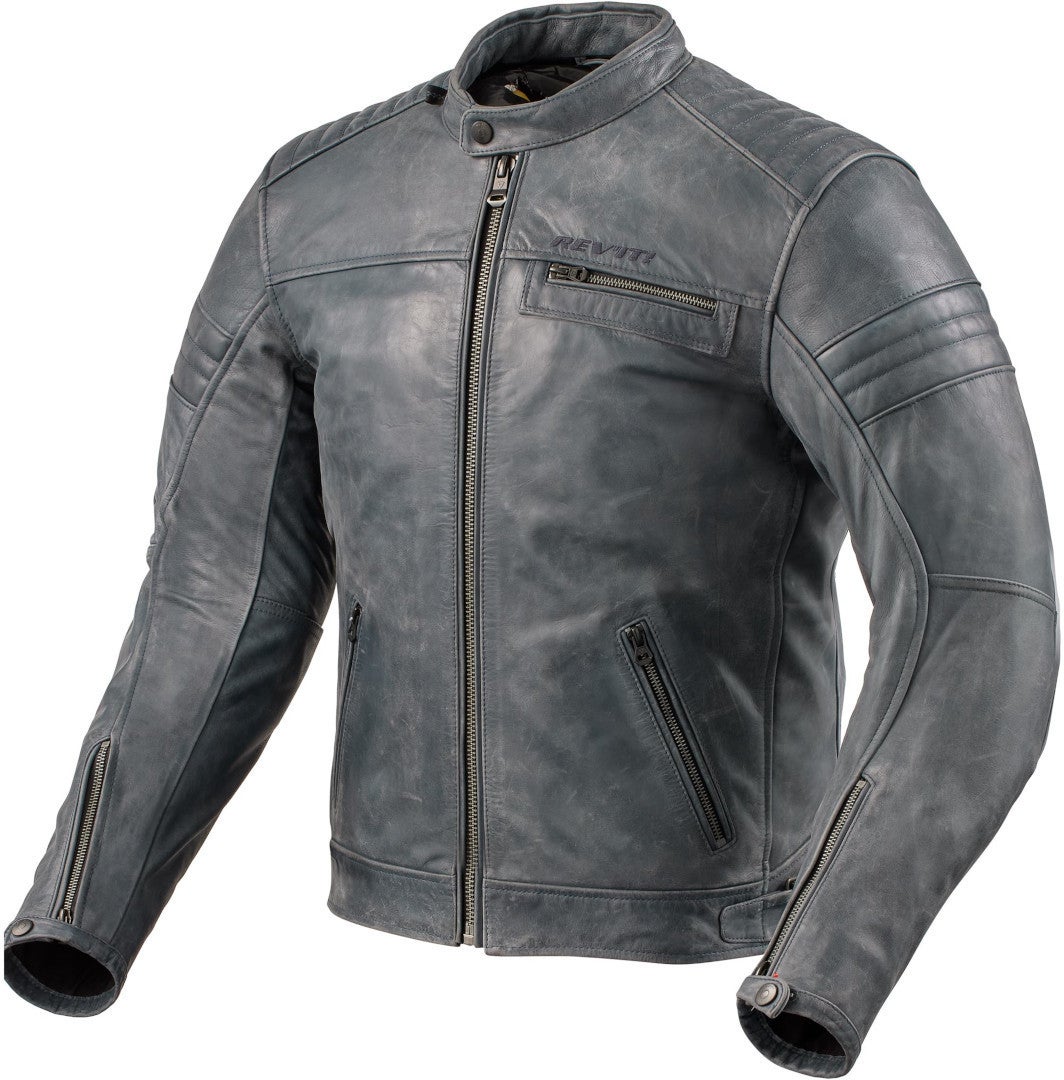 Revit Restless Giacca in pelle per moto blu 58 Figura 1