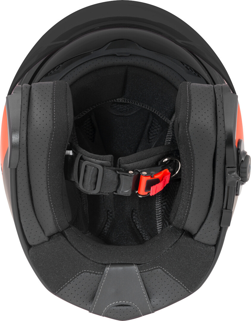 Bogotto H586 BT Illus Casca cu reacție Bluetooth Negru mat/portocaliu XL Figura 5