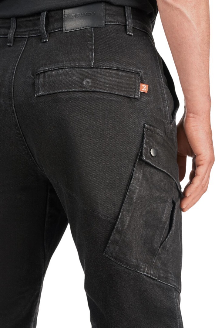 Pando Moto Mark AAA Cargo Moto džíny černá 34/34 Obrázek 5