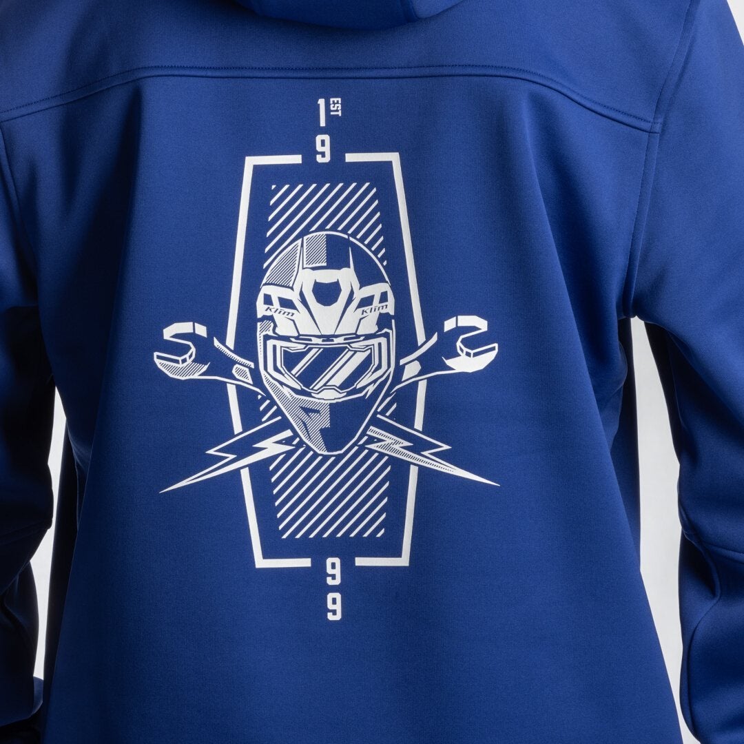 Klim Petrol Capuche bleu/blanc M Figure 3