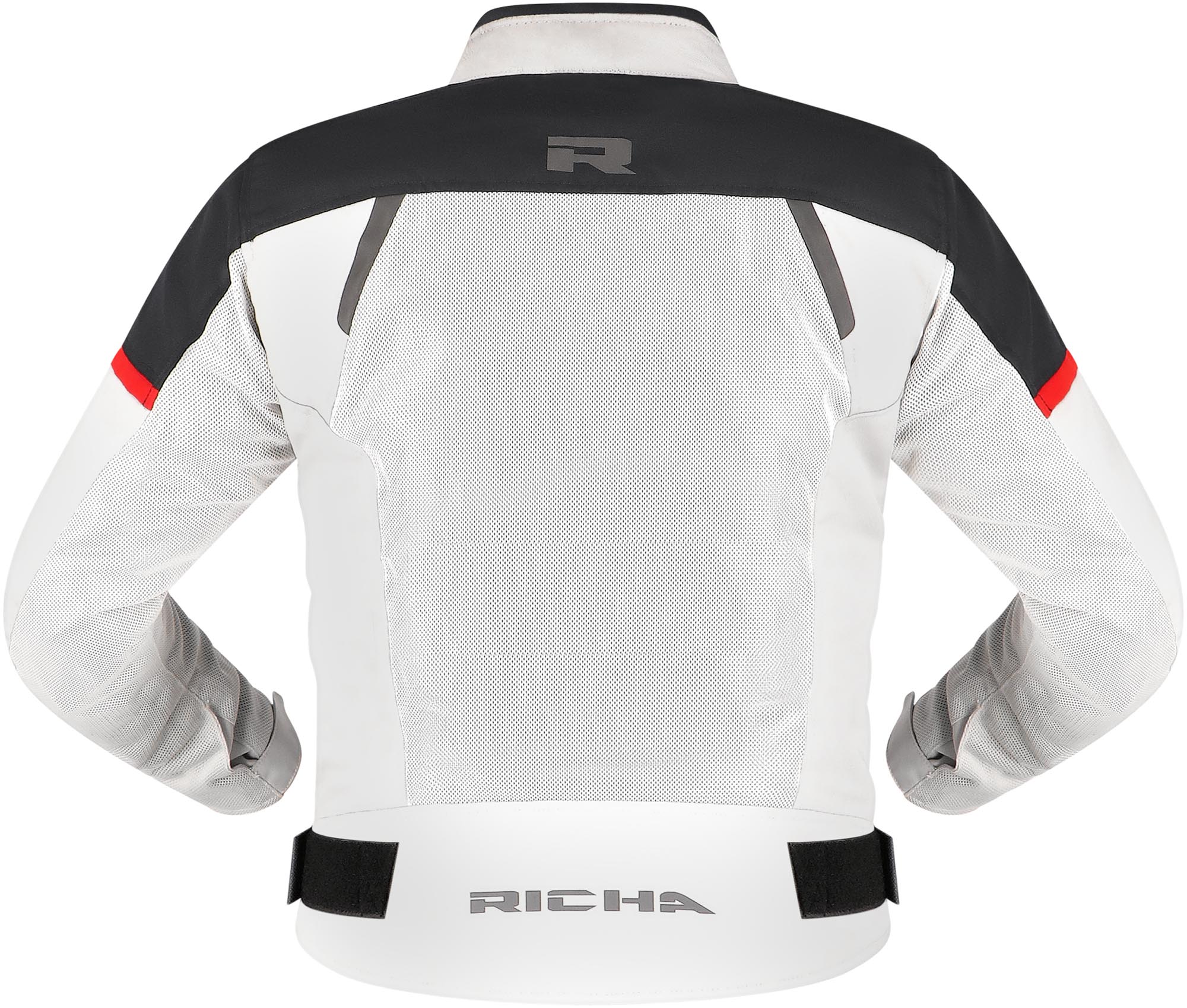 Richa Auyan waterproof Ladies Motorcycle Textile Jacket white/black/red 2XL Figure 2