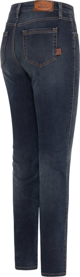 Rokker RT Mid Waist Slim Damen Motorradjeans blau 26/30 Abbildung 3