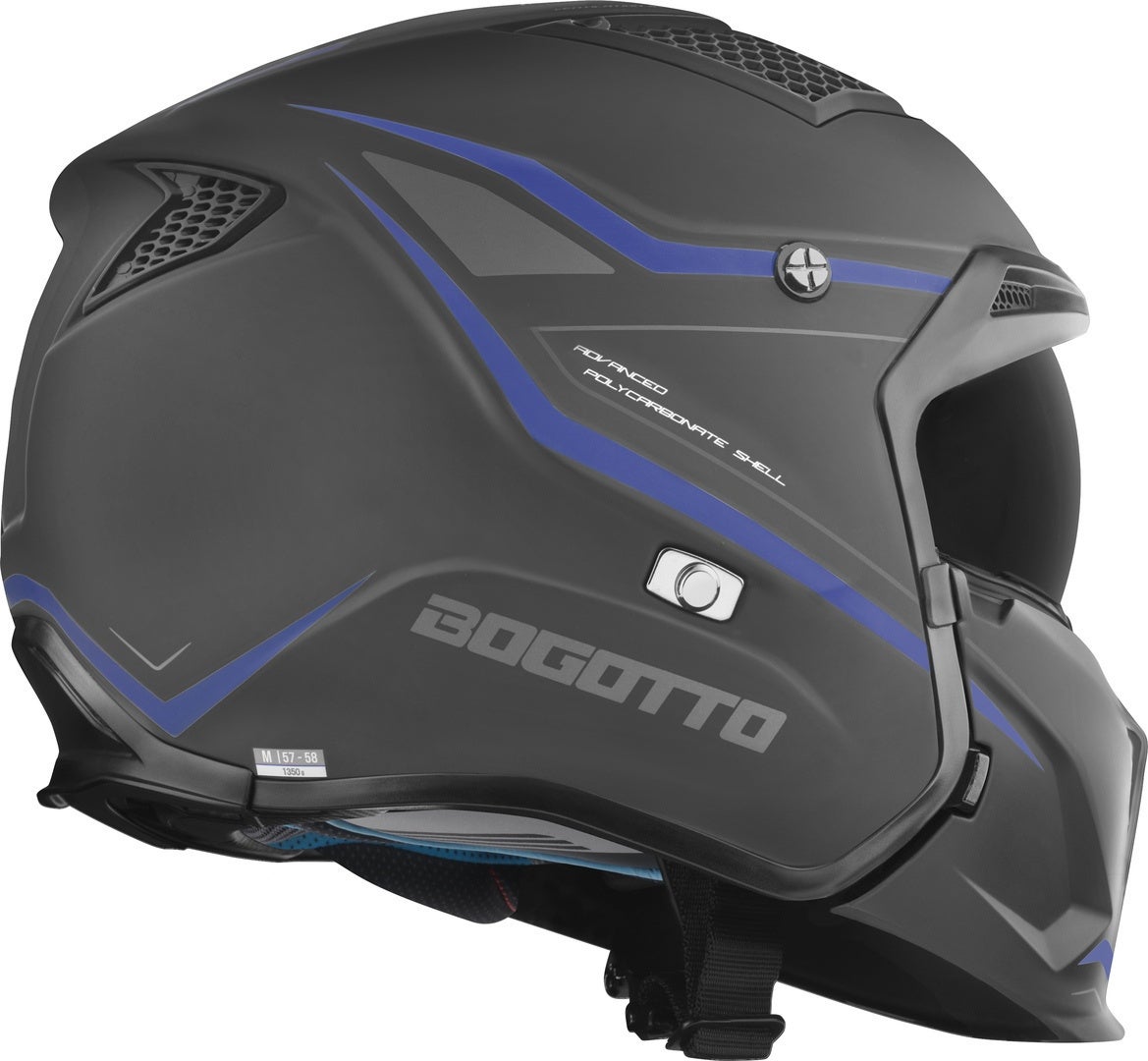 Side view of Bogotto Radic WN-ST 22.06 Helmet