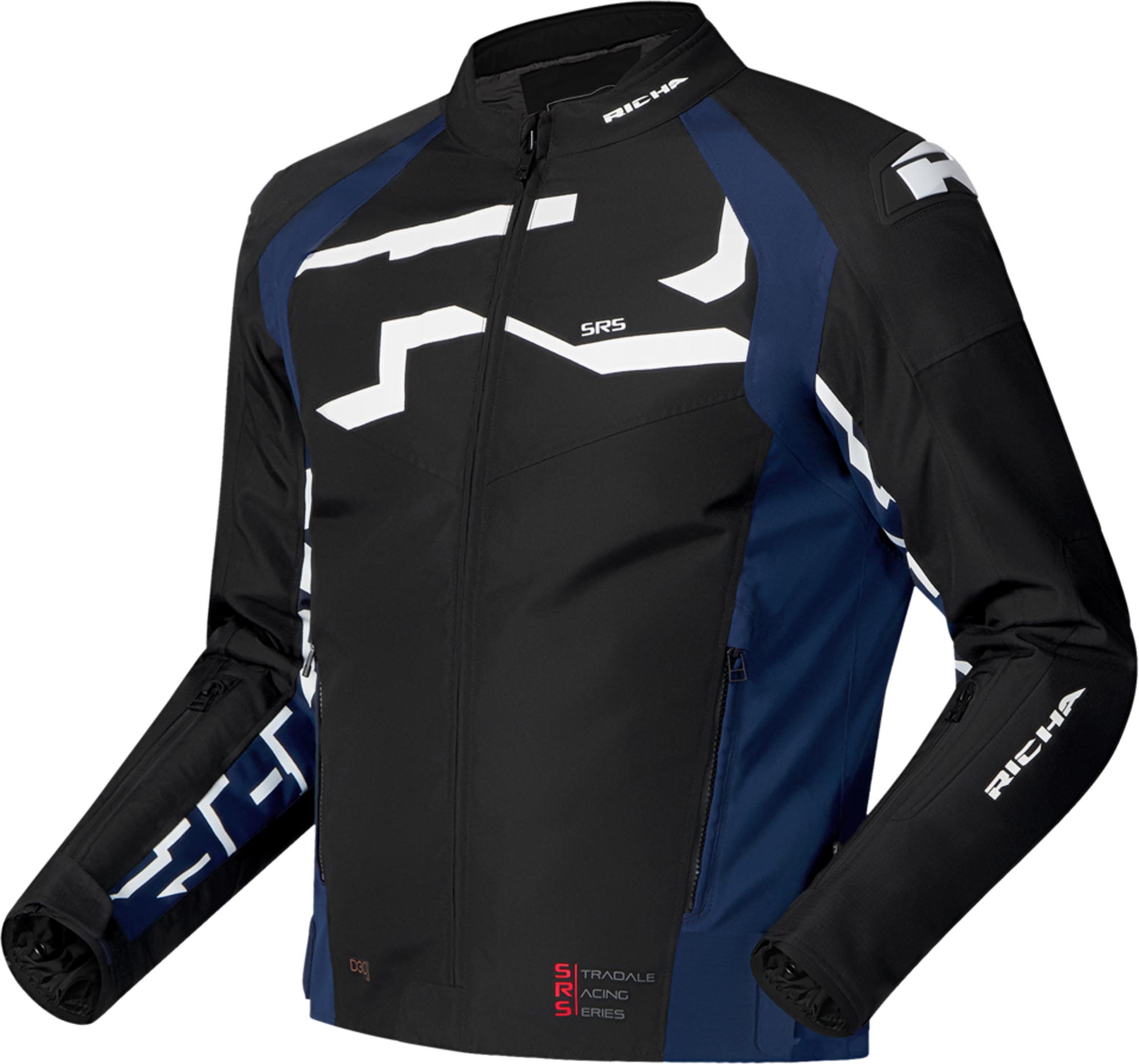 Richa Stradale Tex waterproof Motorcycle Textile Jacket blue L Figure 1