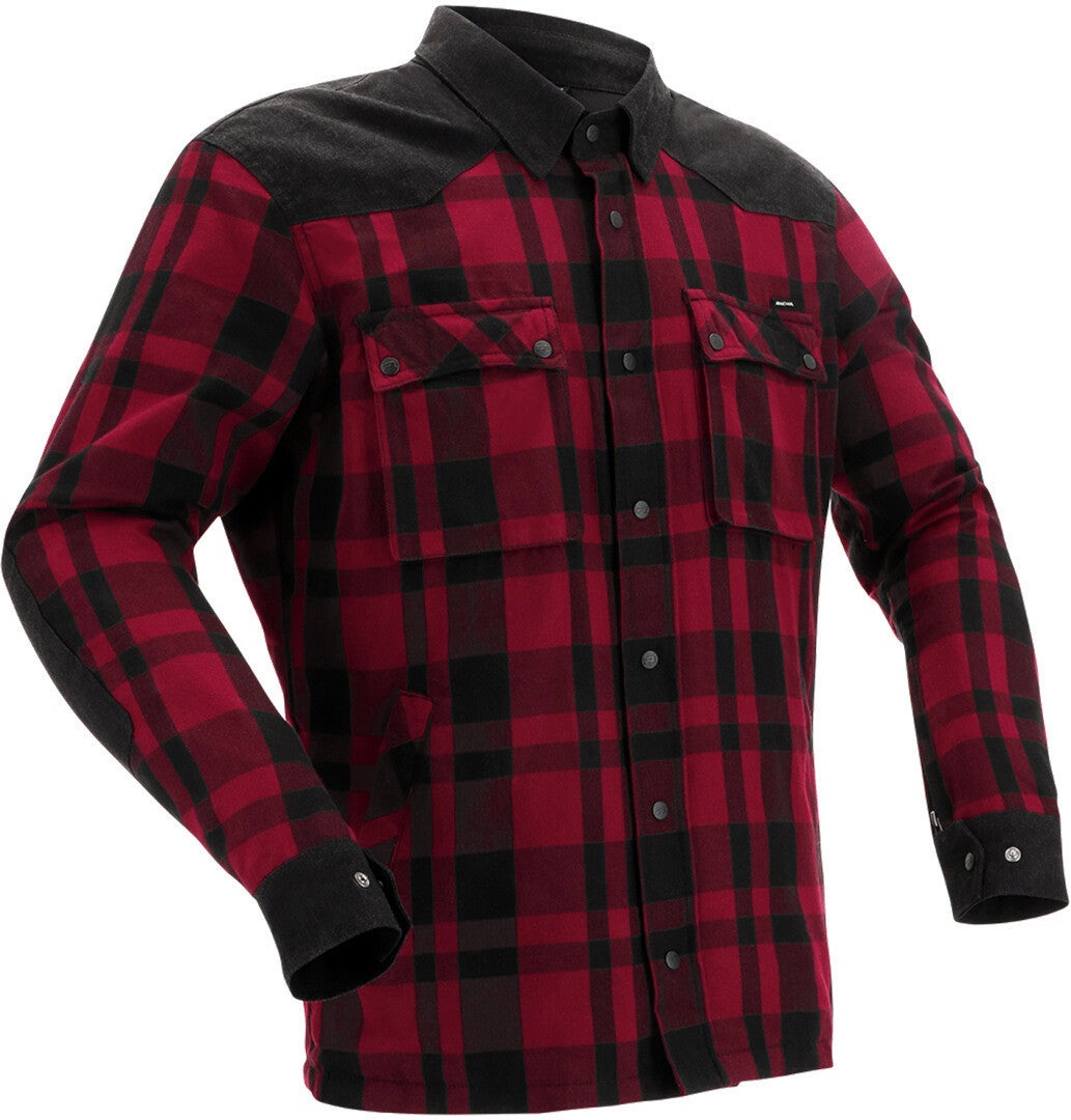 Richa Wisconsin Camicia da moto impermeabile rosso/nero L Figura 1