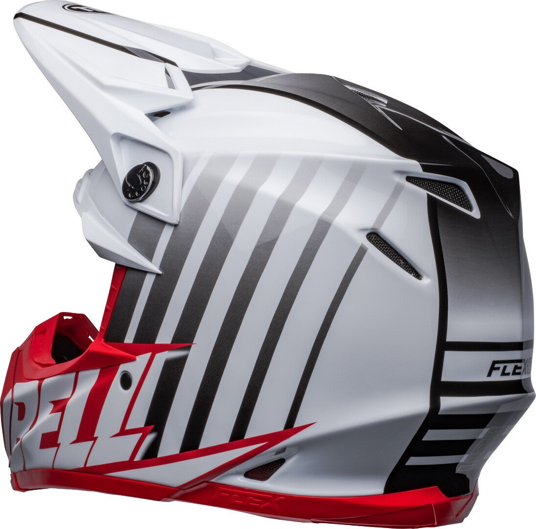Bell Moto-9S Flex Sprint Motorcross helm wit/rood M Figuur 5