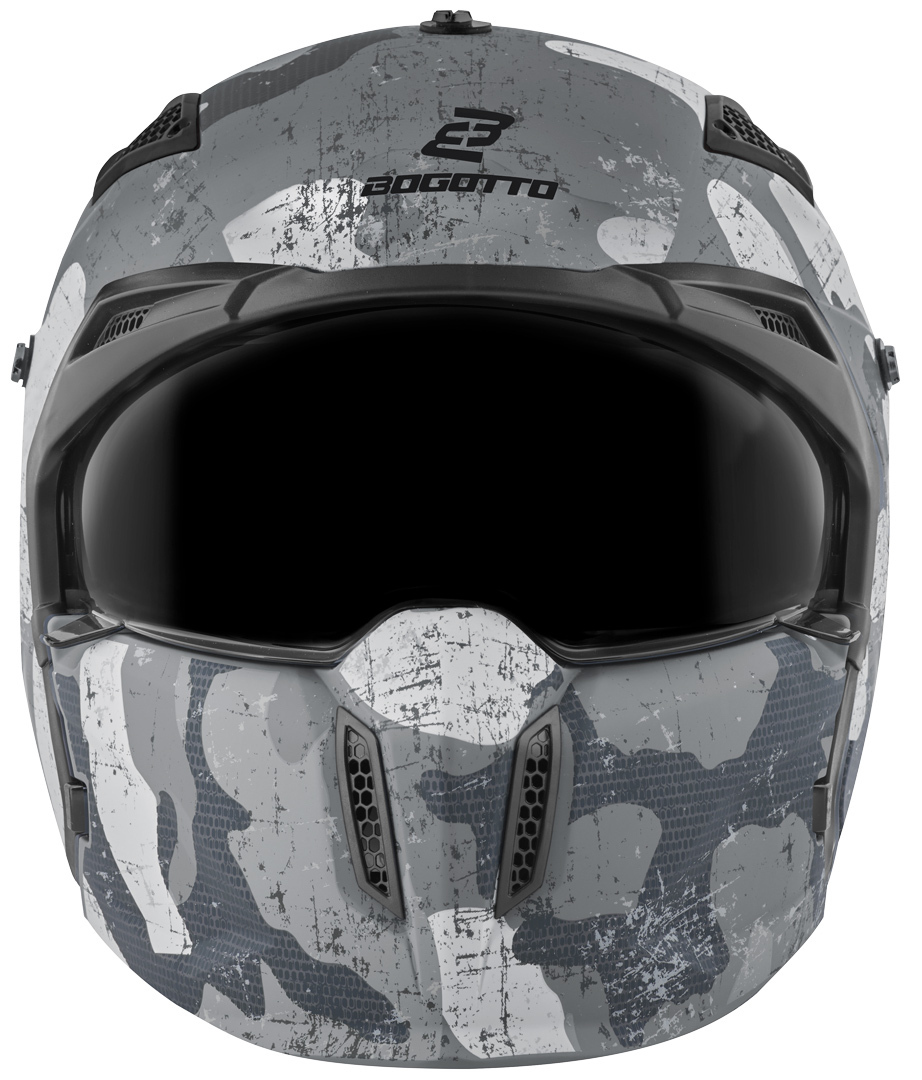 Bogotto Radic Camo 22.06 Cască Alb mat M Figura 8