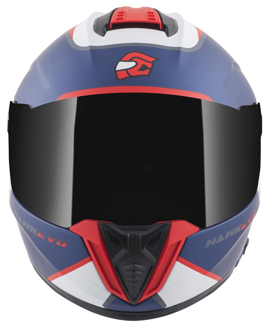 FC-Moto Hawk EVO-X Casco nero opaco/rosso/blu/bianco S Figura 4