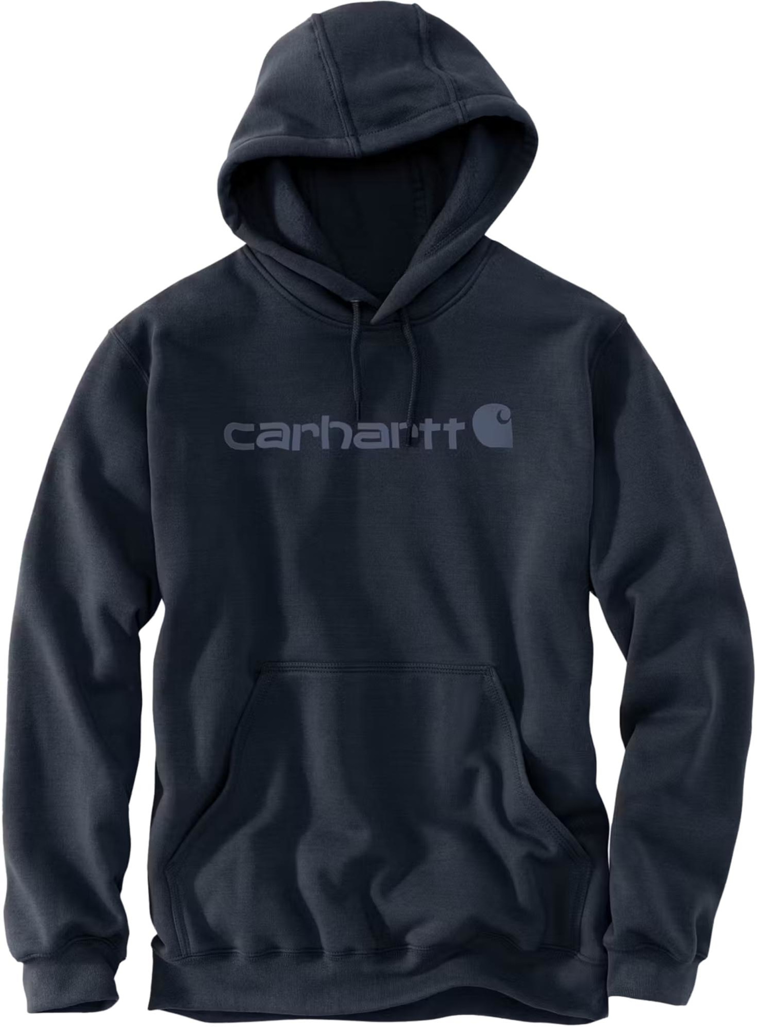 Carhartt Marquette Logo Capuche Marine S Figure 1