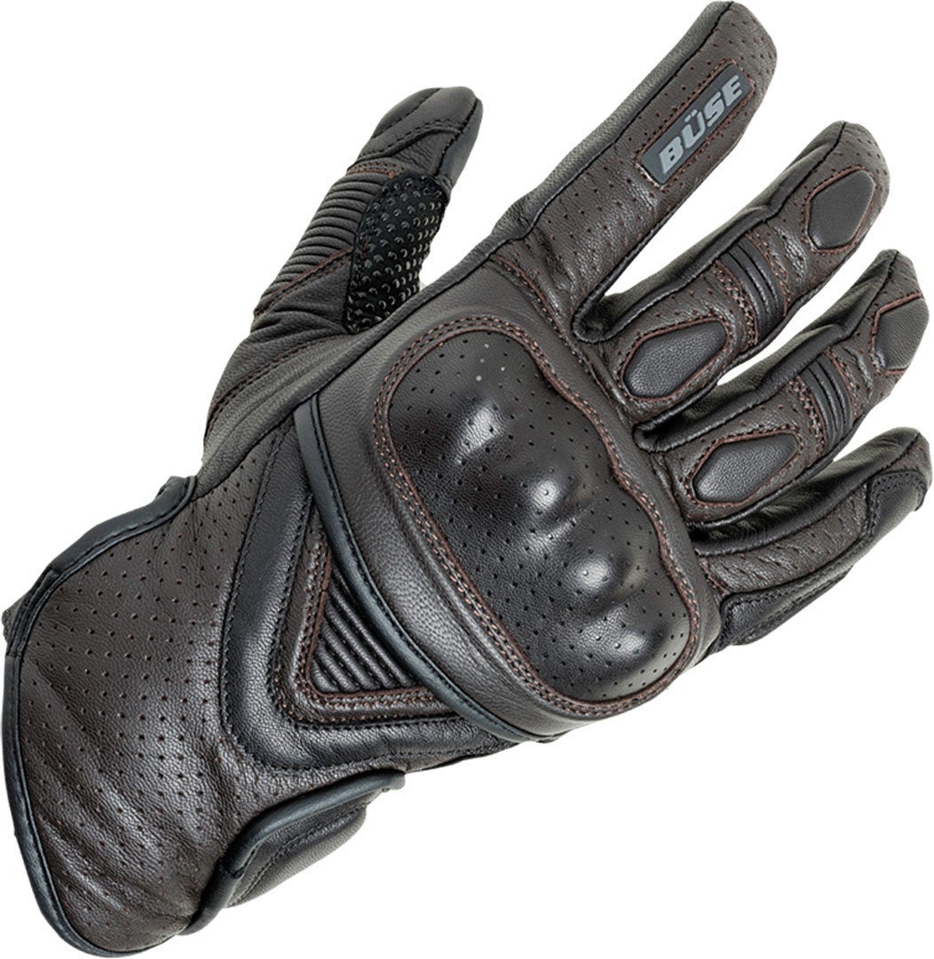 Büse Cafe Racer perforated Motorcycle Gloves brown 10 (XL) Figure 1