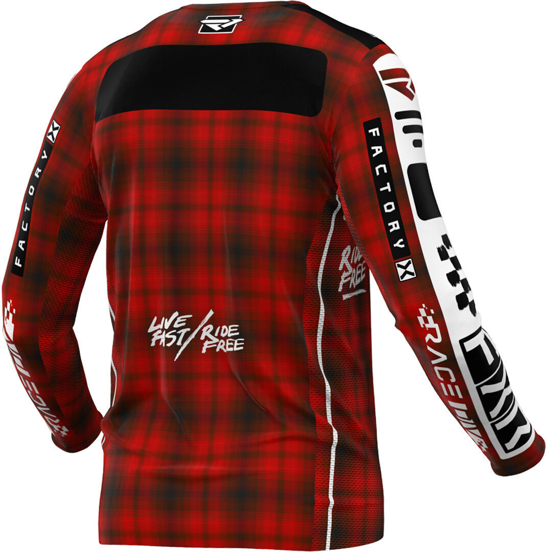 FXR Podium Gladiator 2024 Motokrosový dres červená/bílá/černá S Obrázek 2