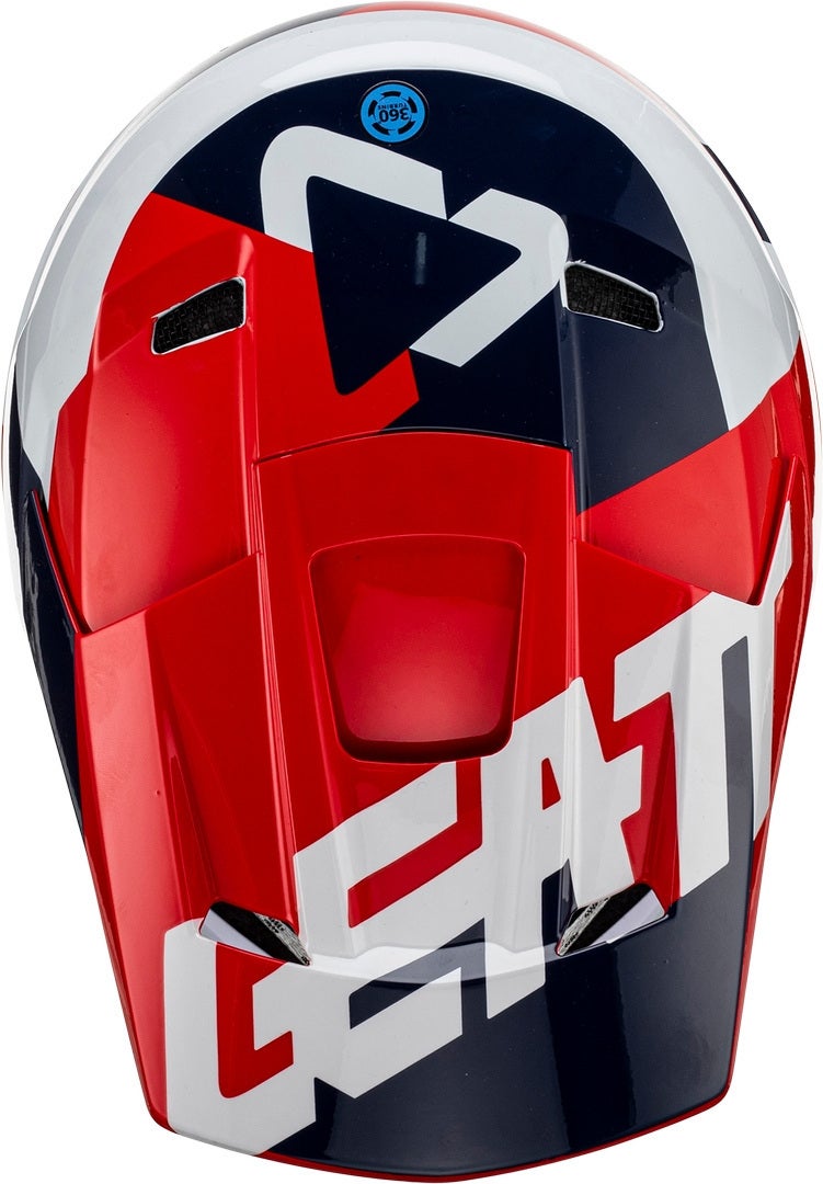 Leatt 2.5 Tricolor Motocross Helmet white/red/blue S (55/56) Figure 2