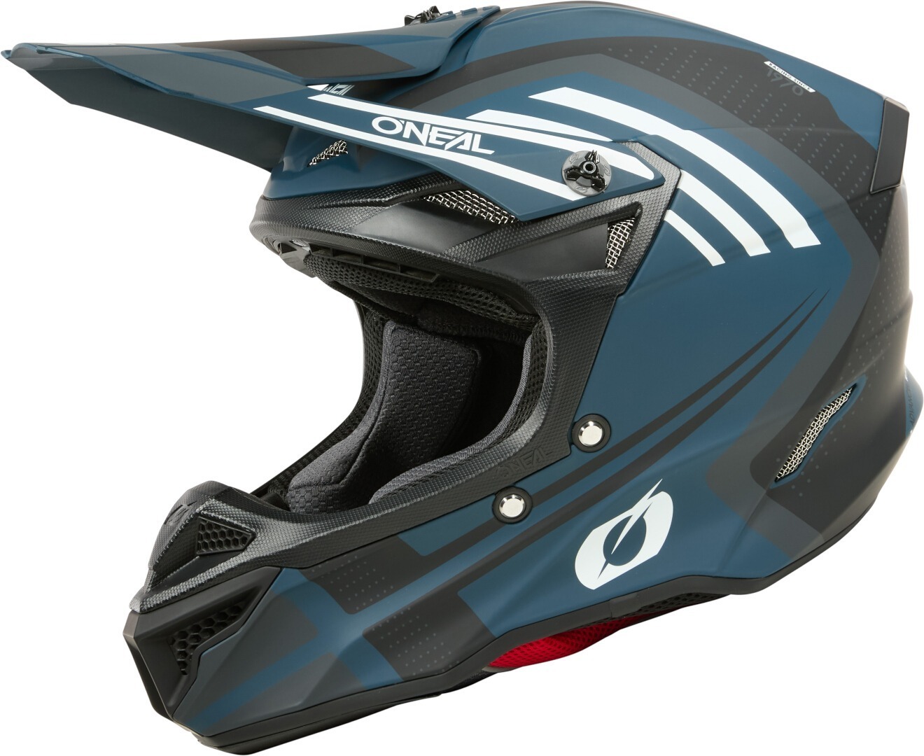 Oneal 5SRS Polyacrylite Spike Motorcross Helm wit mat/blauw M Figuur 2