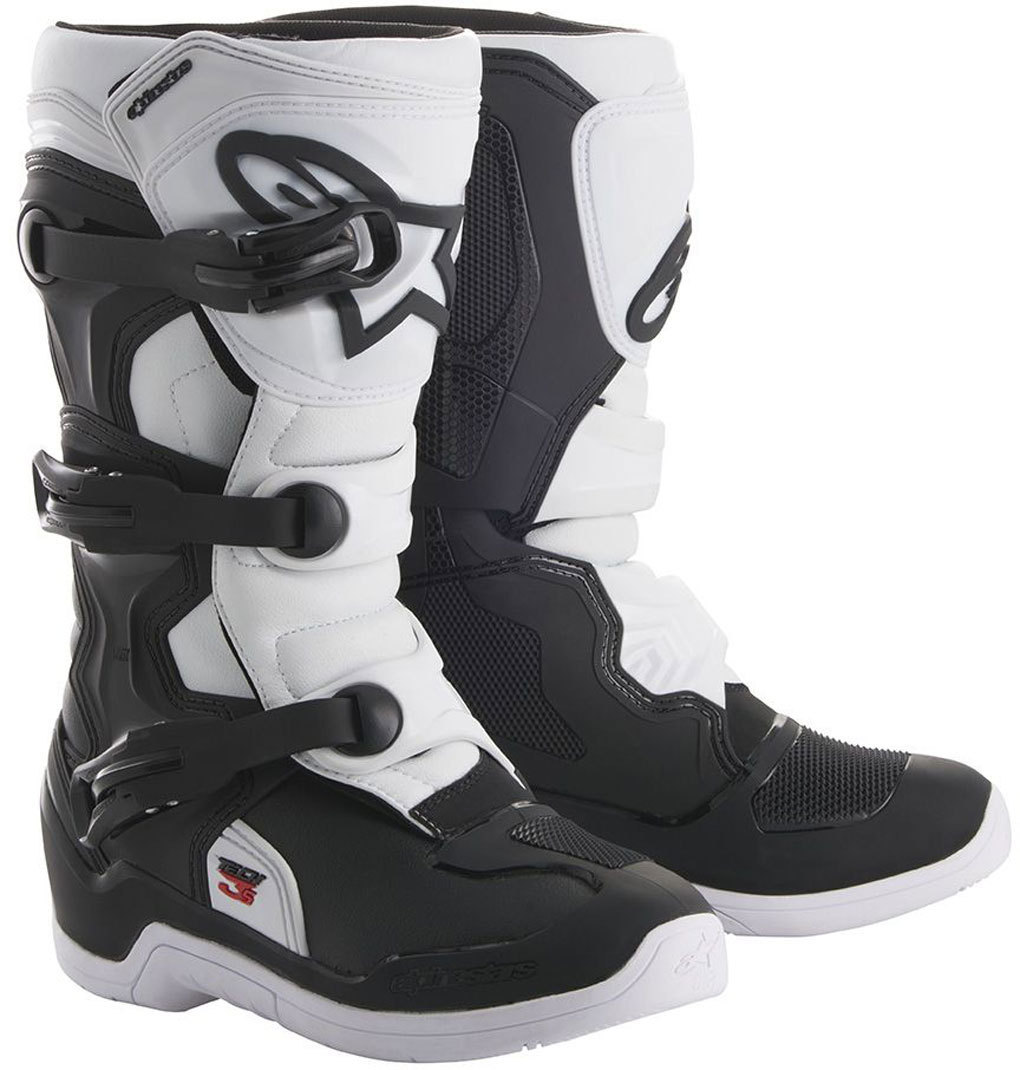 Alpinestars Tech 3S Mládež Motokrosové boty černobílá 37 Obrázek 1